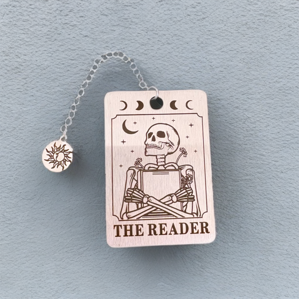 The Reader Bookmark - Metal