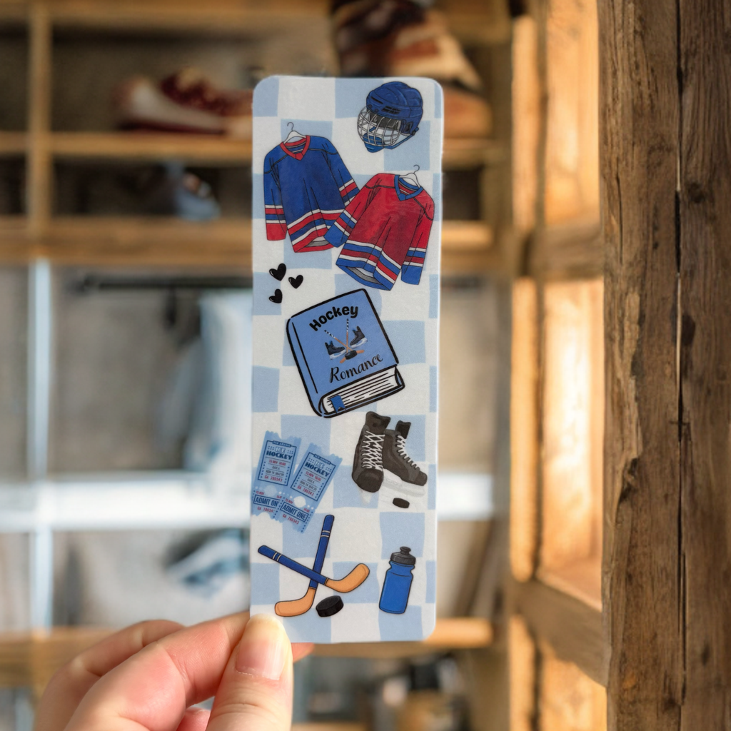 Hockey Romance Bookmark