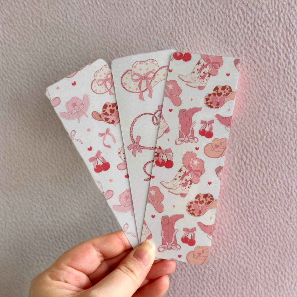Coquette Cowgirl Bookmarks | Bookmark Set