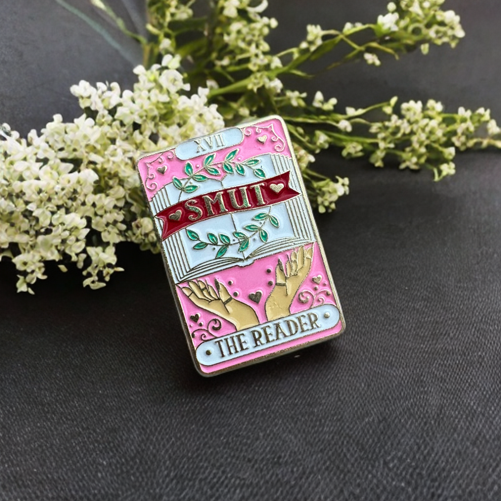 Smut the Reader Enamel Pin