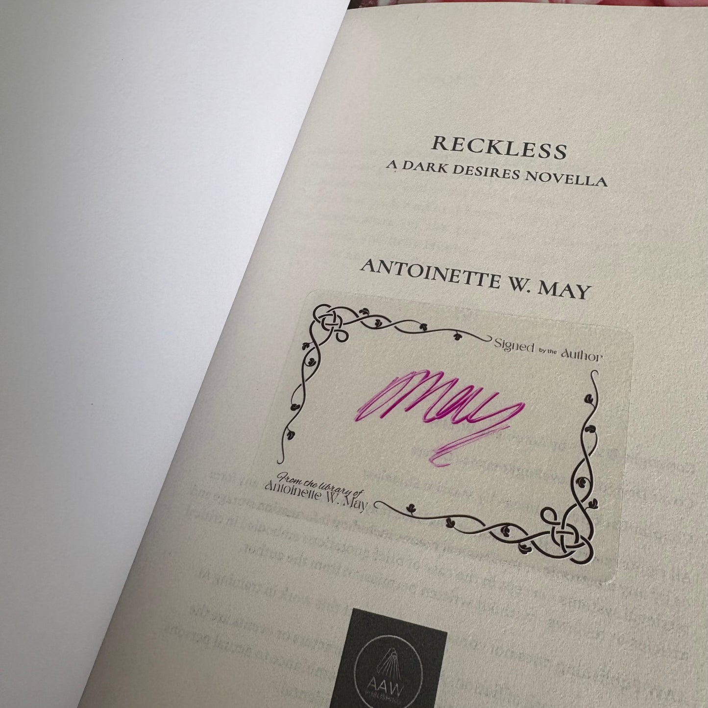 Reckless (Dark Desires, #0.5 - Novella)