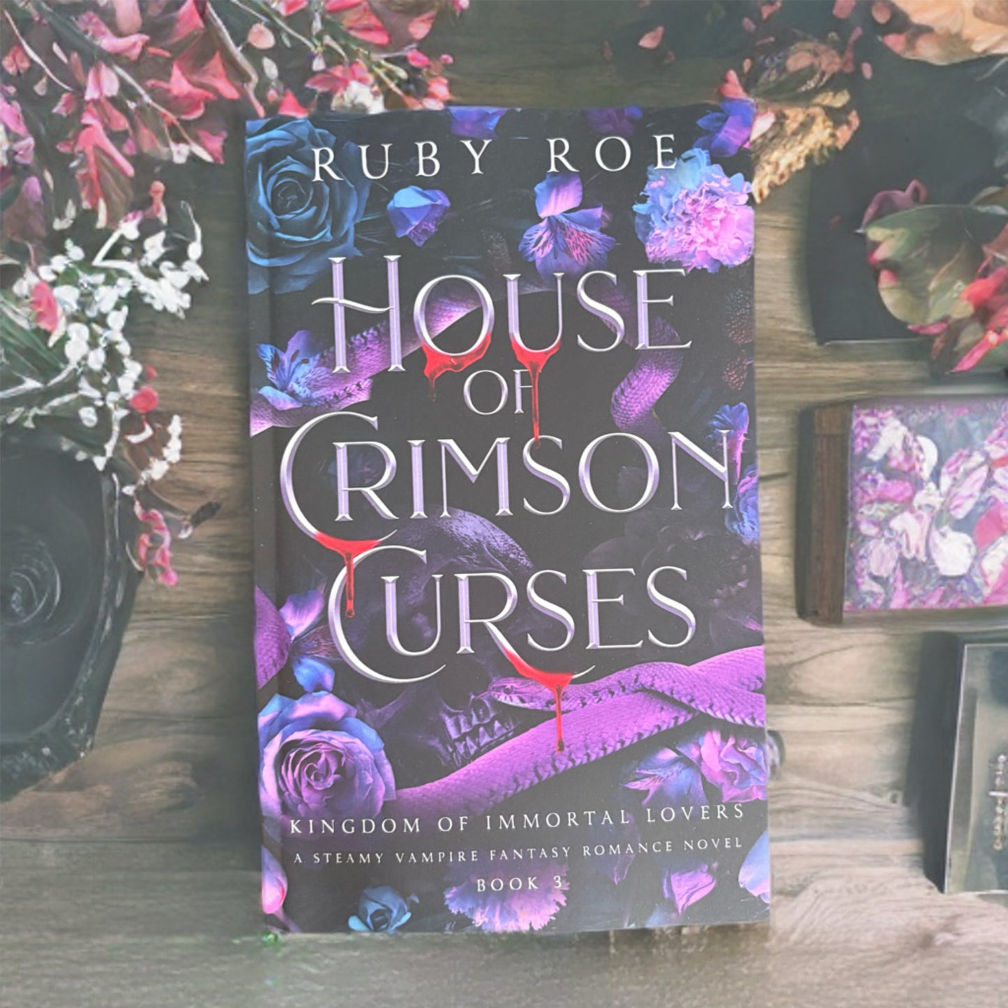 House of Crimson Curses: A Steamy Vampire Fantasy Romance (Kingdom of Immortal Lovers #3)