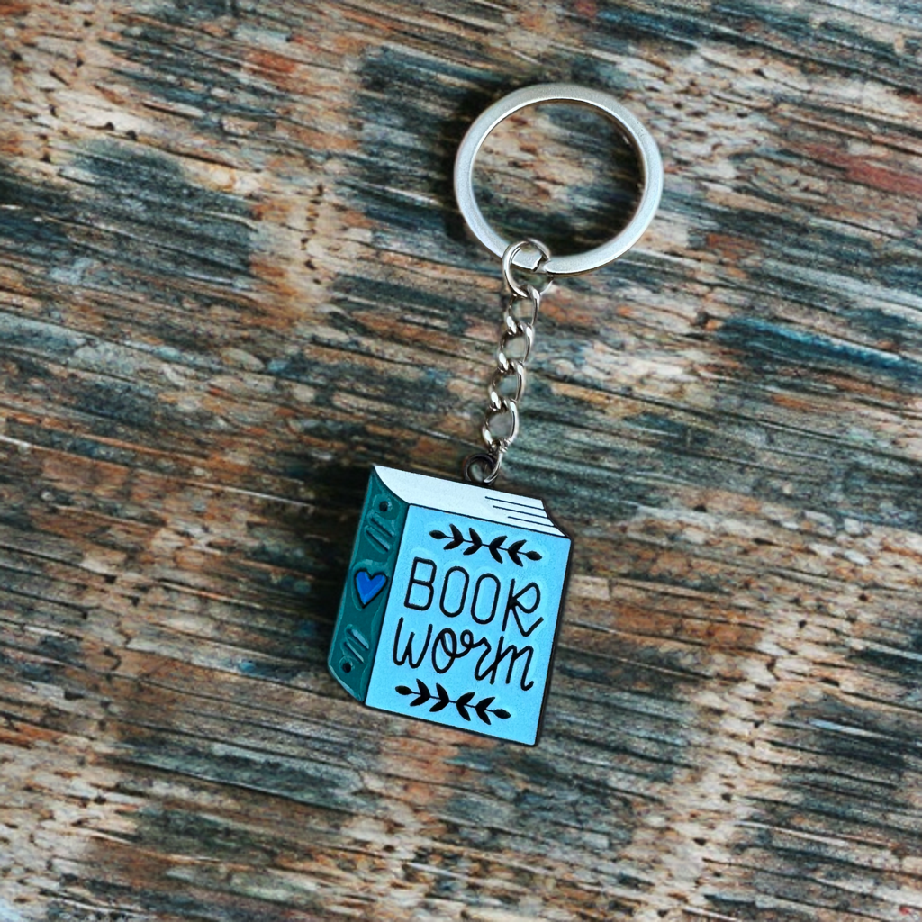 Bookworm Keyring