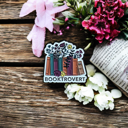 Booktrovert Lapel Pin