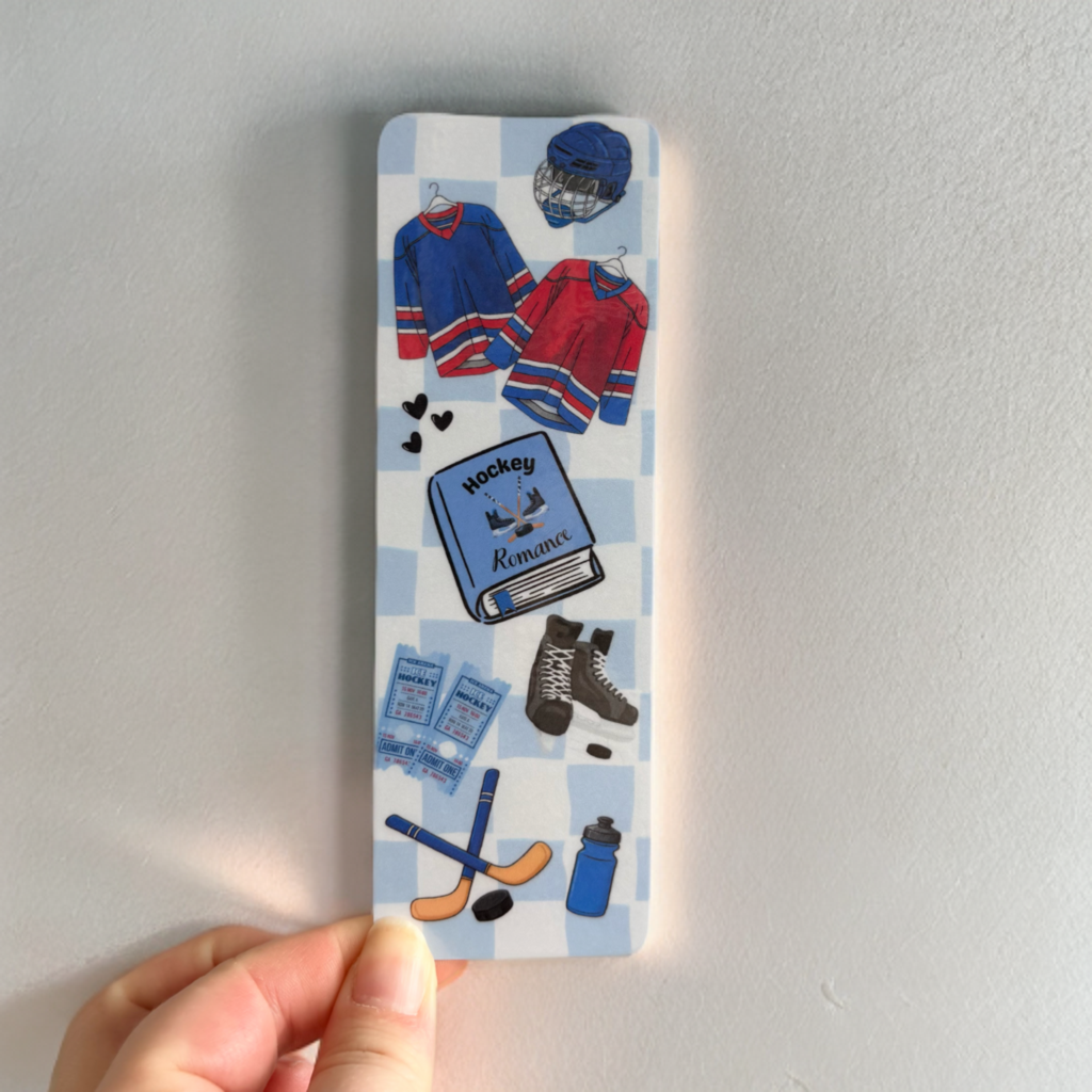 Hockey Romance Bookmark