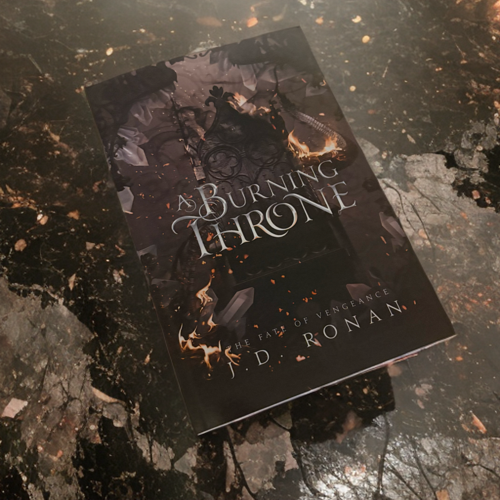 A Burning Throne (The Fate of Vengeance, #2)