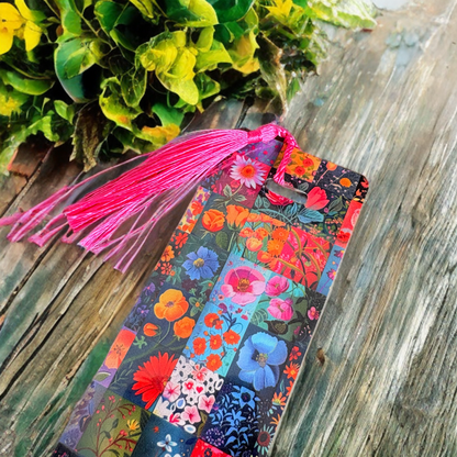 Flower Stamps Bookmark