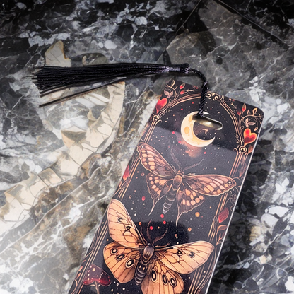 Moonlight Moth Bookmark