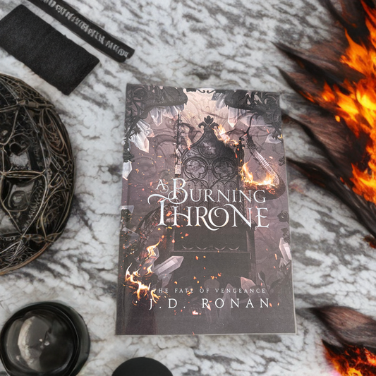 A Burning Throne (The Fate of Vengeance, #2)