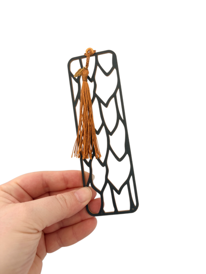 The Gilded Dragon Scale Bookmark