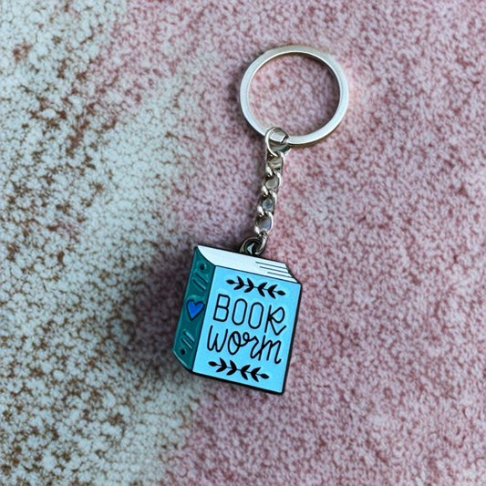 Bookworm Keyring