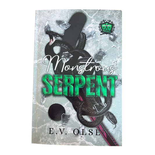 Monstrous Serpent: A Dark MMM Hockey Romance (South Shore Serpents, #1)