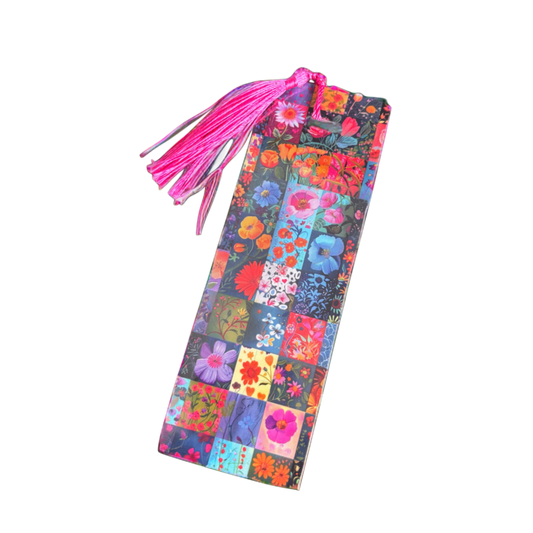 Flower Stamps Bookmark