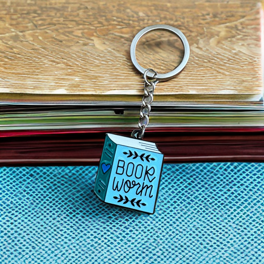 Bookworm Keyring
