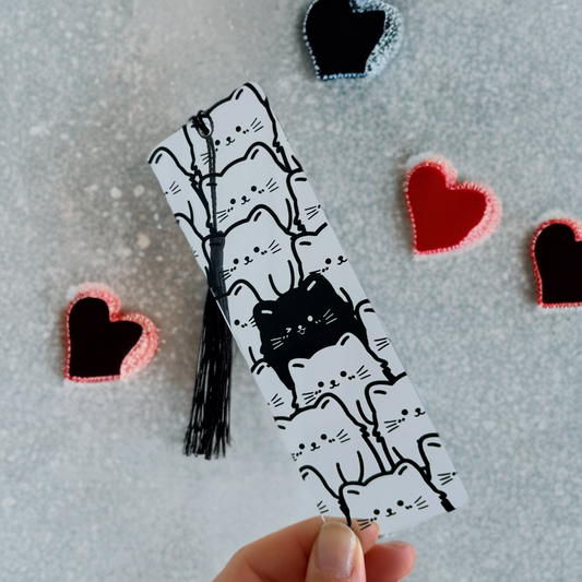 Stacked Whiskers Bookmark