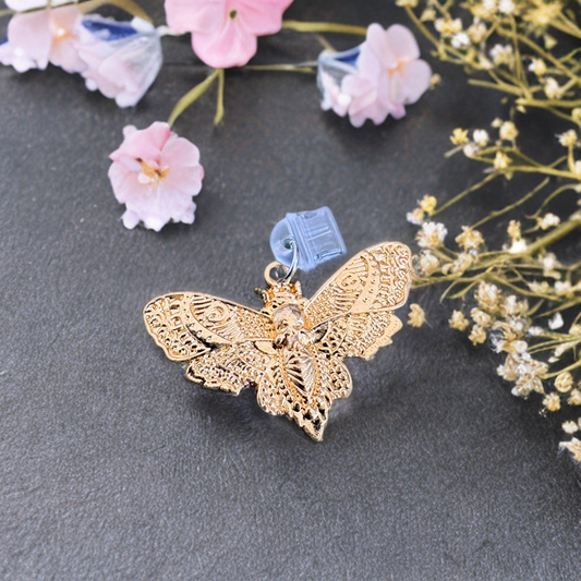 Kindle/E-Reader Little Moth Charm (USB‑C/Type C)