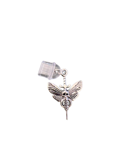 Kindle/E-Reader Dagger Moth Charm (USB‑C/Type C)
