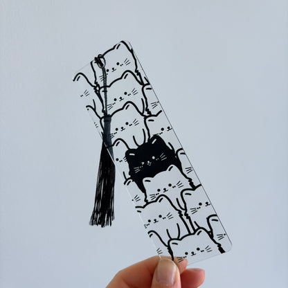 Stacked Whiskers Bookmark