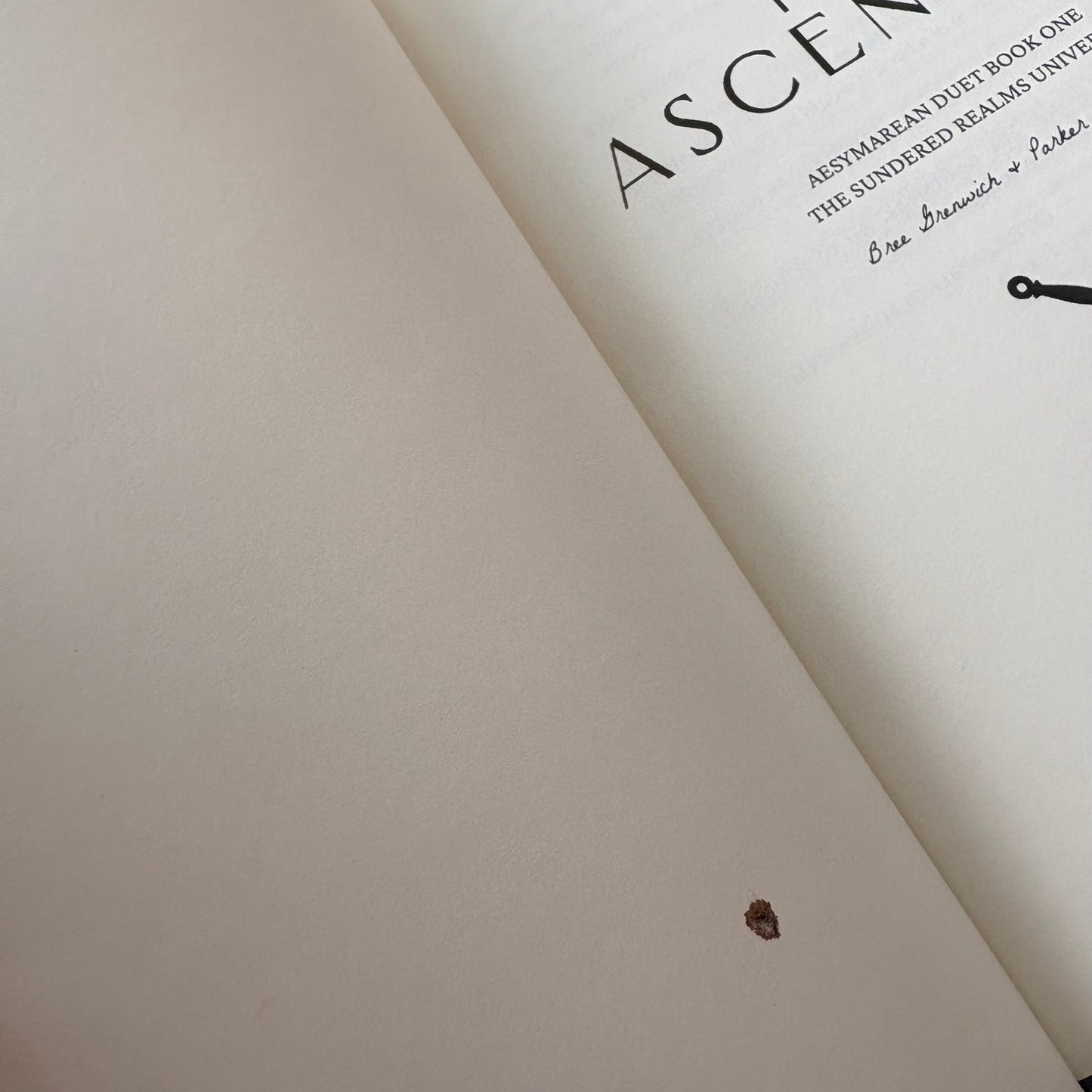 The Ascended (Aesymarean Duet #1)[Hardcover] (S/D)