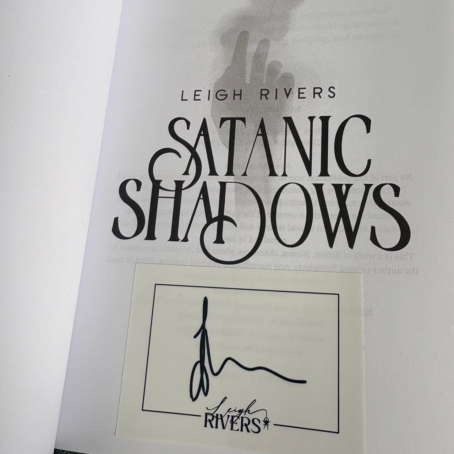 Satanic Shadows (The Broken Realms Series #1)