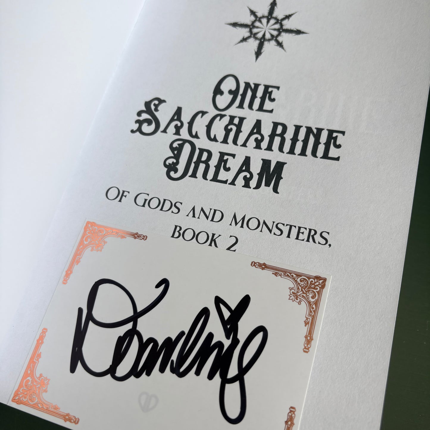 One Saccharine Dream (Of Gods and Monsters, #2)