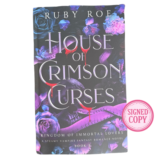 House of Crimson Curses: A Steamy Vampire Fantasy Romance (Kingdom of Immortal Lovers #3)
