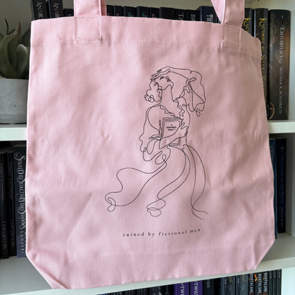 Ruined By Fictional Men Tote Bag