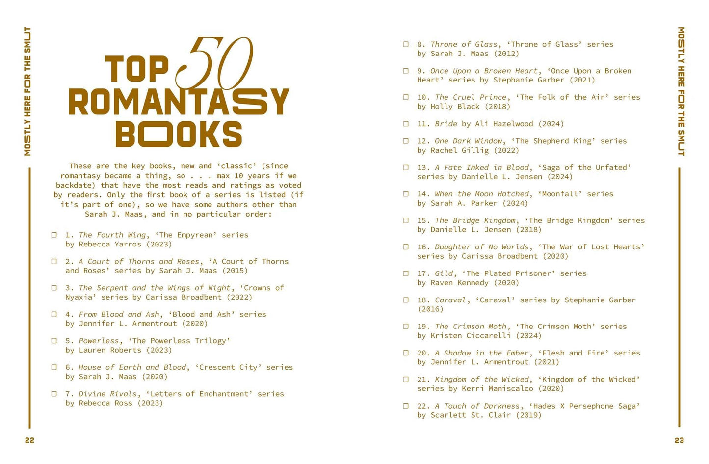 A Reading Journal: Mostly Here for the Smut